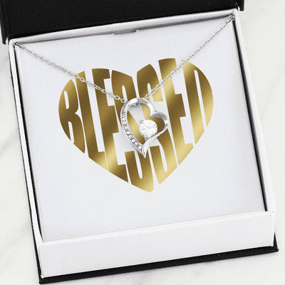 Blessed To Love you Heart Necklace