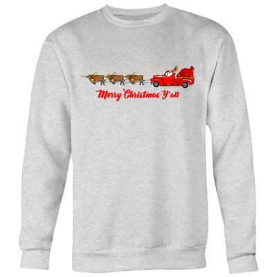 Texas Christmas Sweatshirt - Heather Grey