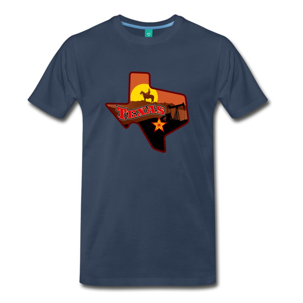 Texas's Premium T-Shirt - navy