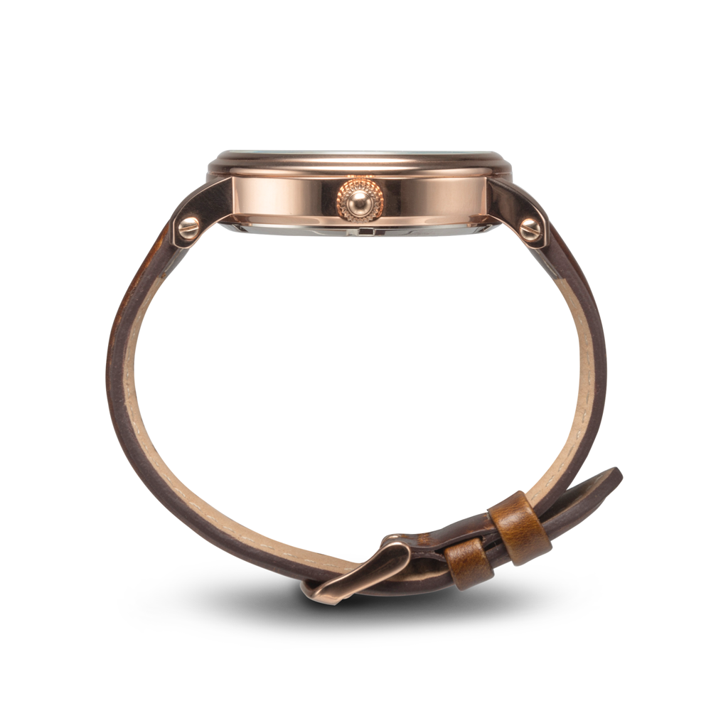 Unisex Cactus Texas Watch with Genuine Leather Strap