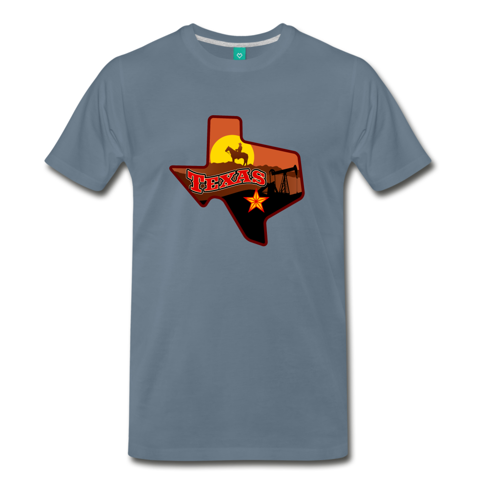 Texas's Premium T-Shirt - steel blue
