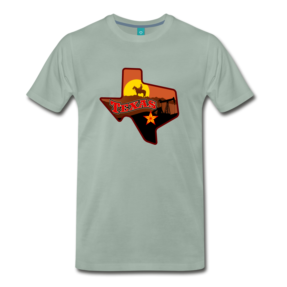 Texas's Premium T-Shirt - steel green