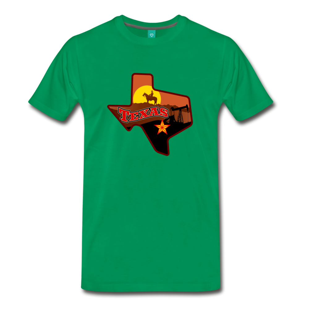 Texas's Premium T-Shirt - kelly green