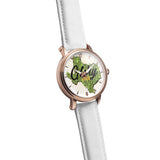 Unisex Cactus Texas Watch with Genuine Leather Strap
