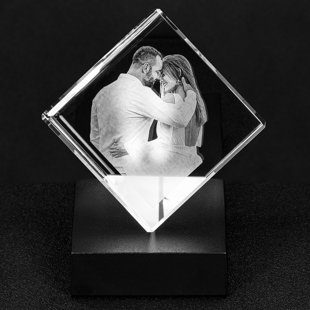 The Elegant Touch- Personalize Your Crystal Cube