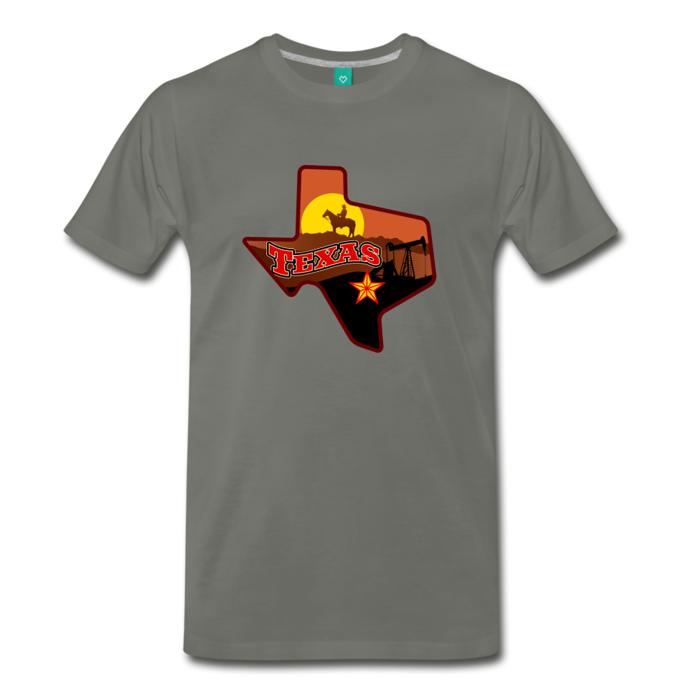 Texas's Premium T-Shirt - asphalt