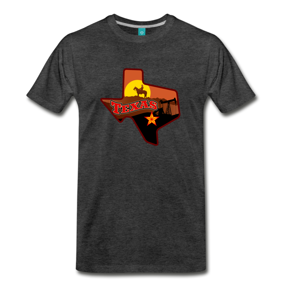 Texas's Premium T-Shirt - charcoal gray