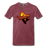 Texas's Premium T-Shirt - heather burgundy