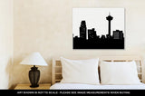 Gallery Wrapped Canvas, Cartoon San Antonio