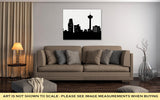 Gallery Wrapped Canvas, Cartoon San Antonio