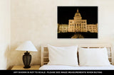 Gallery Wrapped Canvas, Capitol Of Texas In Austin At Night