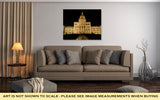 Gallery Wrapped Canvas, Capitol Of Texas In Austin At Night