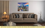 Gallery Wrapped Canvas, Dallas Texas Skyline
