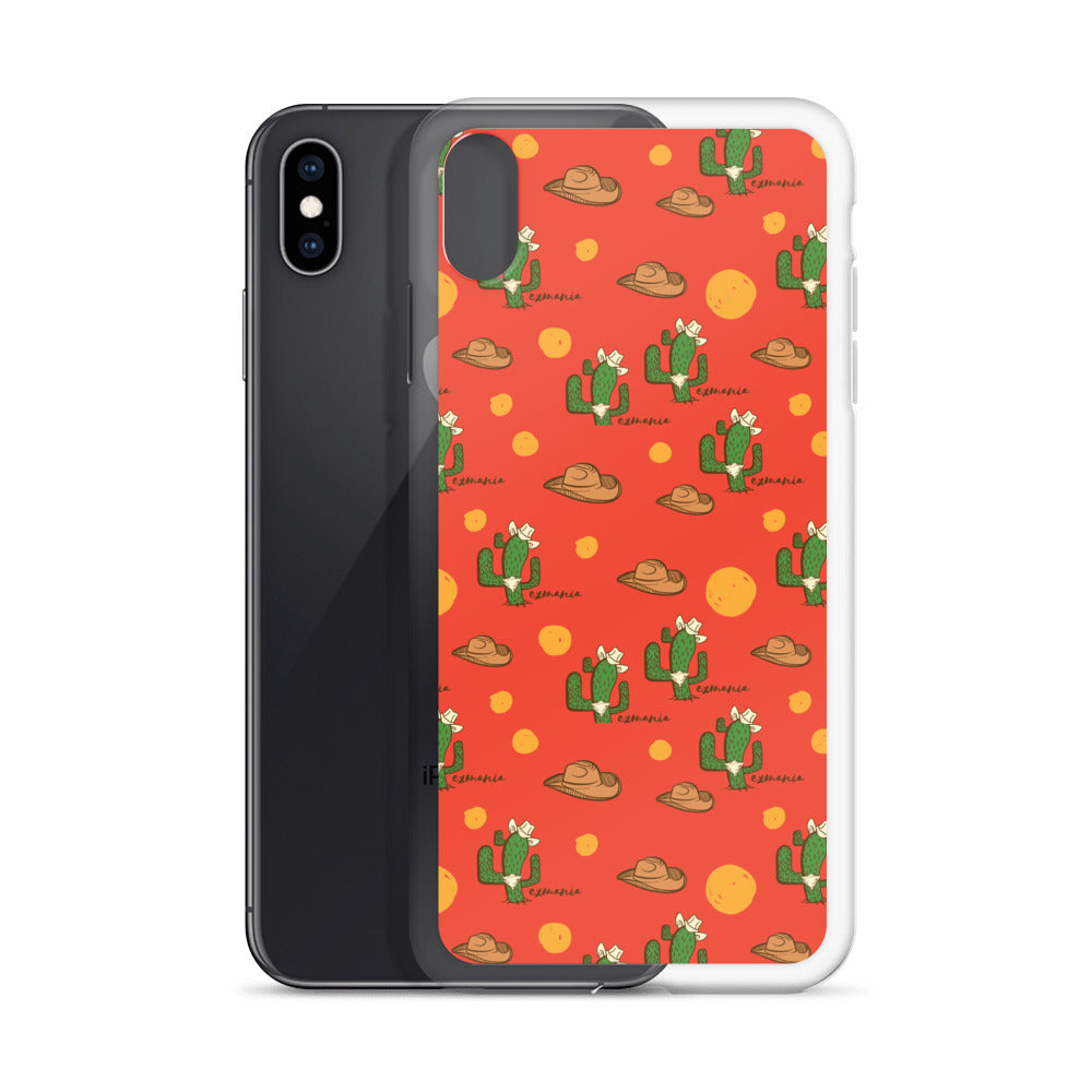 Texan Cactus Vintage iPhone Case