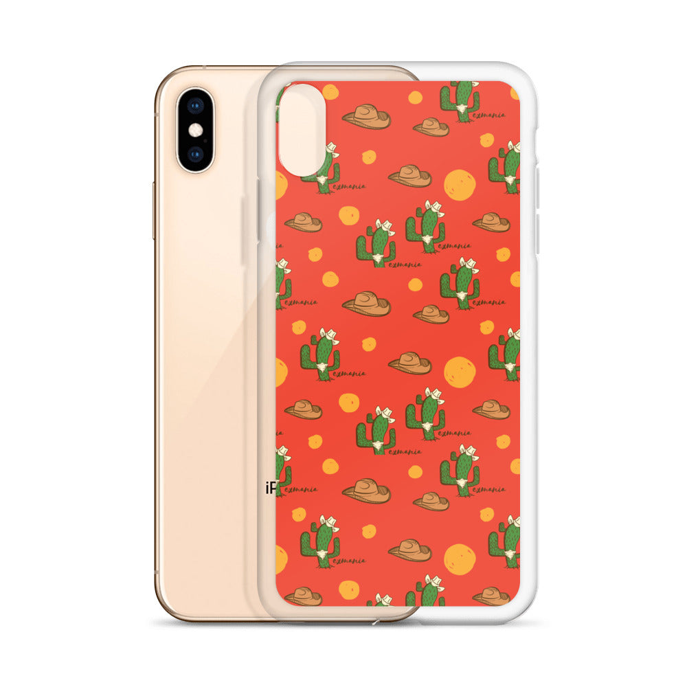 Texan Cactus Vintage iPhone Case