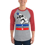 Don't Mess with Texans Baseball Raglan