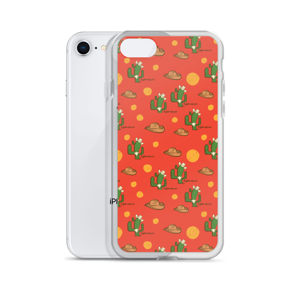 Texan Cactus Vintage iPhone Case