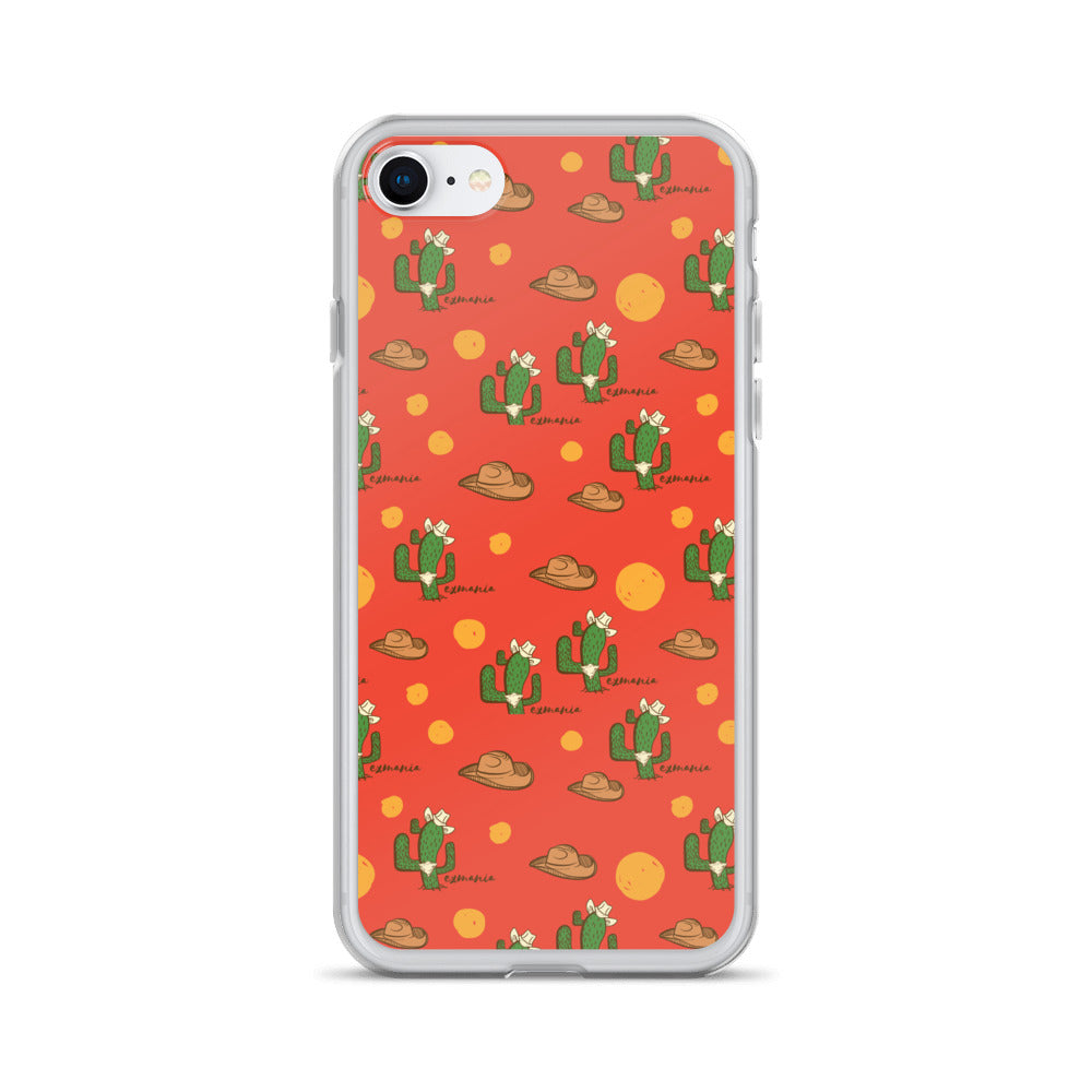 Texan Cactus Vintage iPhone Case