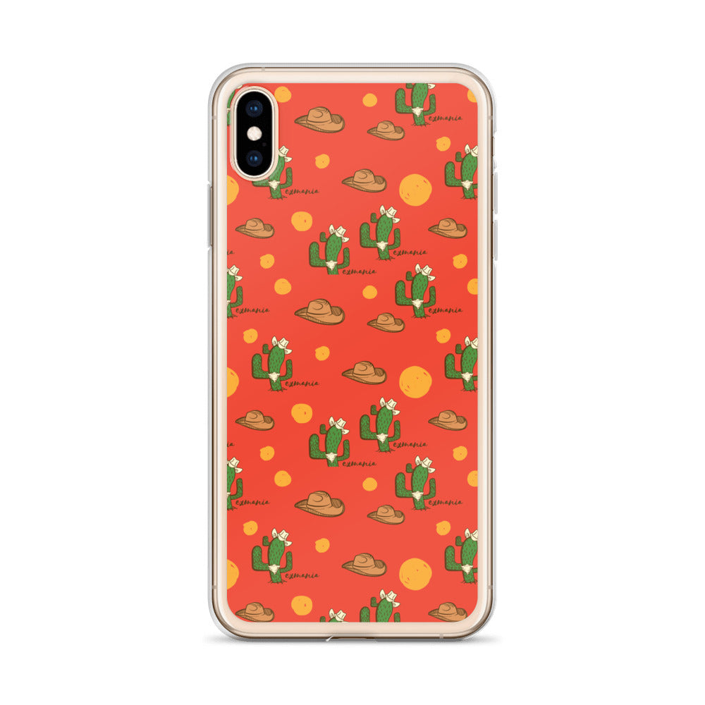 Texan Cactus Vintage iPhone Case