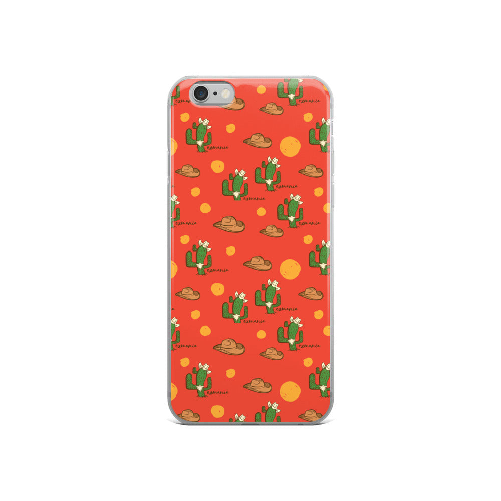 Texan Cactus Vintage iPhone Case