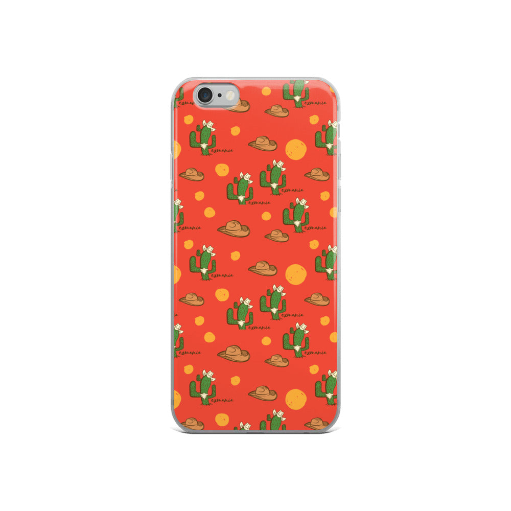 Texan Cactus Vintage iPhone Case