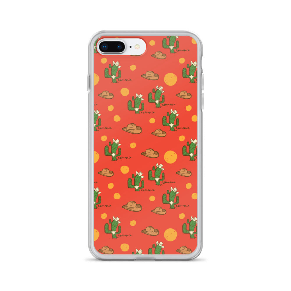 Texan Cactus Vintage iPhone Case