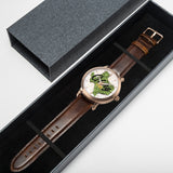 Unisex Cactus Texas Watch with Genuine Leather Strap