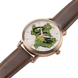Unisex Cactus Texas Watch with Genuine Leather Strap