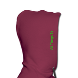 Classic TX Map Hoodie - burgundy