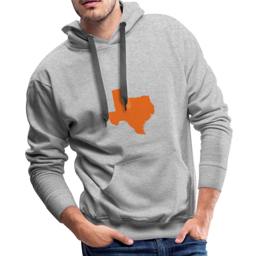 Classic TX Map Hoodie - heather gray