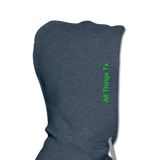 Classic TX Map Hoodie - heather denim