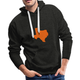 Classic TX Map Hoodie - charcoal gray