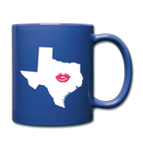 Texas Kiss  Mug - royal blue