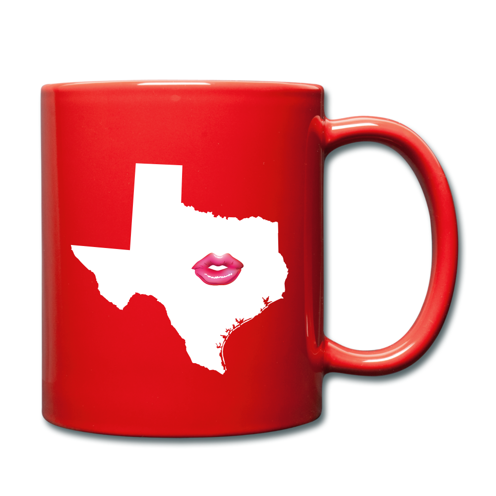 Texas Kiss  Mug - red