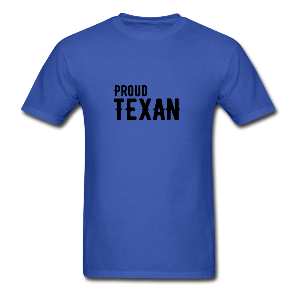 Proud Texan T-Shirt - royal blue