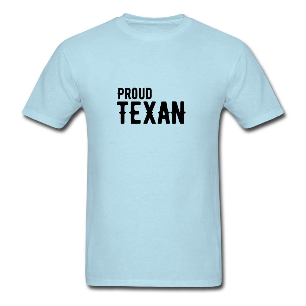 Proud Texan T-Shirt - powder blue