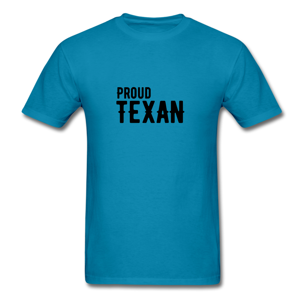 Proud Texan T-Shirt - turquoise
