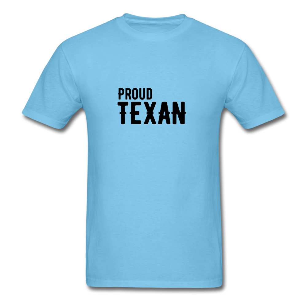 Proud Texan T-Shirt - aquatic blue