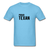 Proud Texan T-Shirt - aquatic blue
