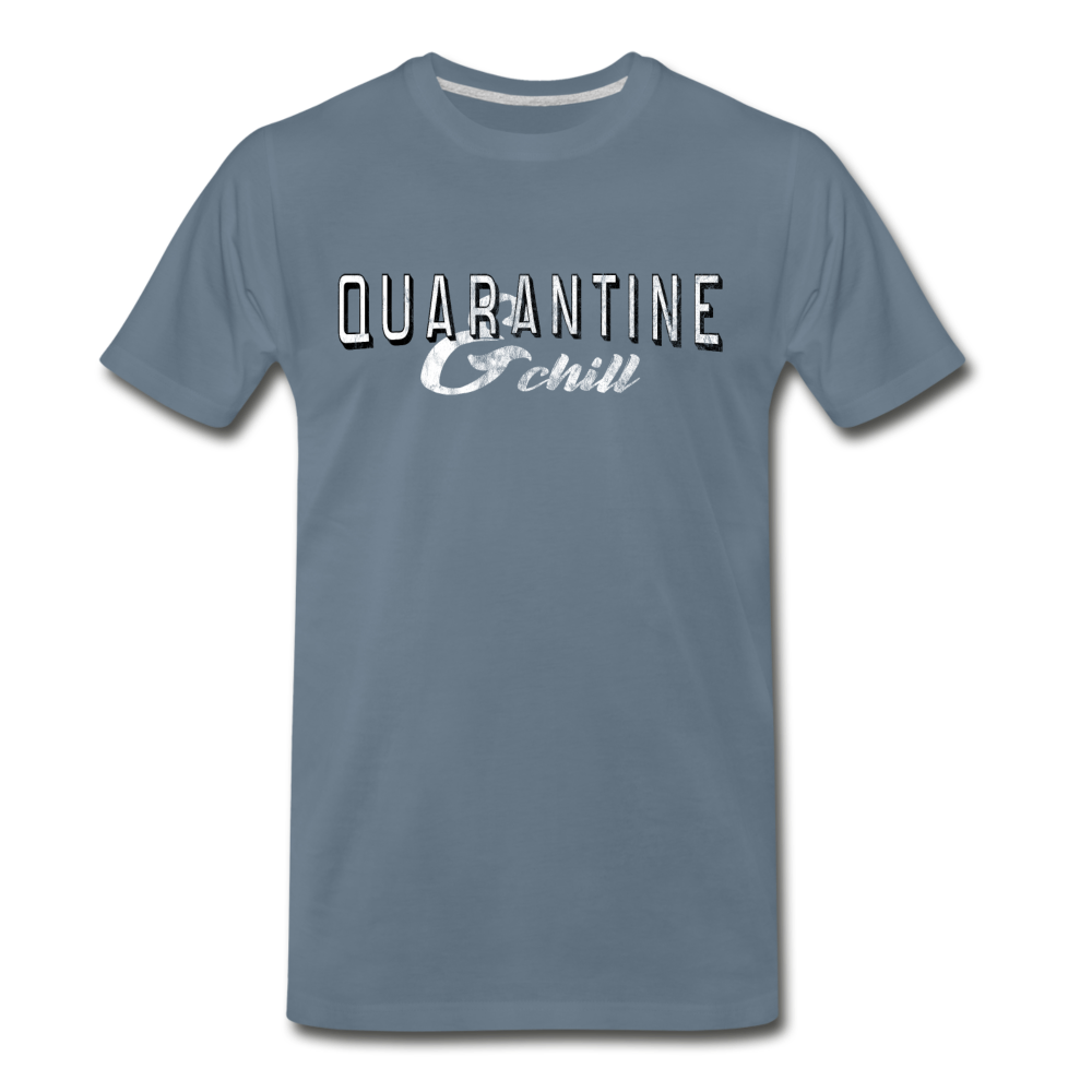 Quarantine & Chill T-Shirt - steel blue