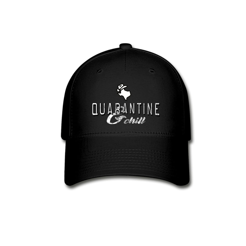 Quarantine & Chill Baseball Cap - black