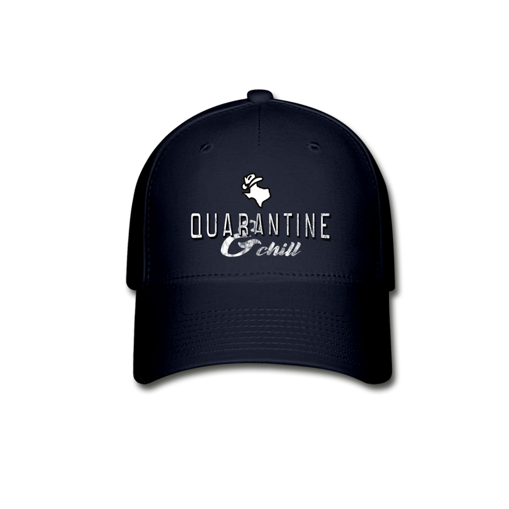 Quarantine & Chill Baseball Cap - navy
