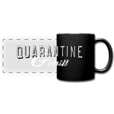 Quarantine & Chill Panoramic Mug - black